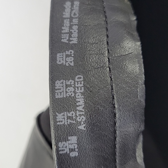 Franco Sarto Stampeed Over Knee Boots Black Size 9.5 - Picture 12 of 16